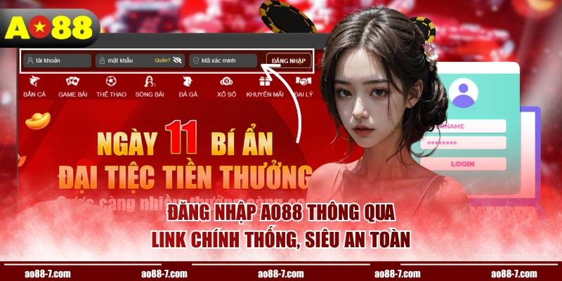 Đăng nhập AO88 thông qua link chính thống, siêu an toàn
