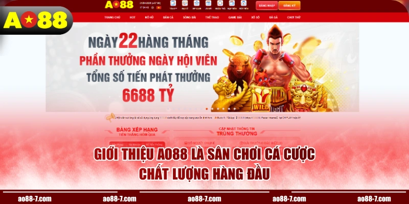 Giới thiệu AO88 là sân chơi cá cược chất lượng hàng đầu
